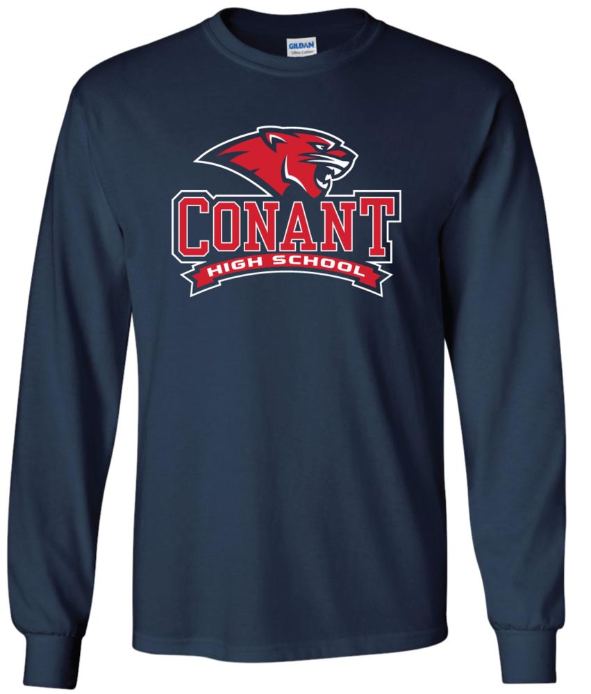 LTSN1b - Navy Official Conant Logo Long Sleeve Shirt