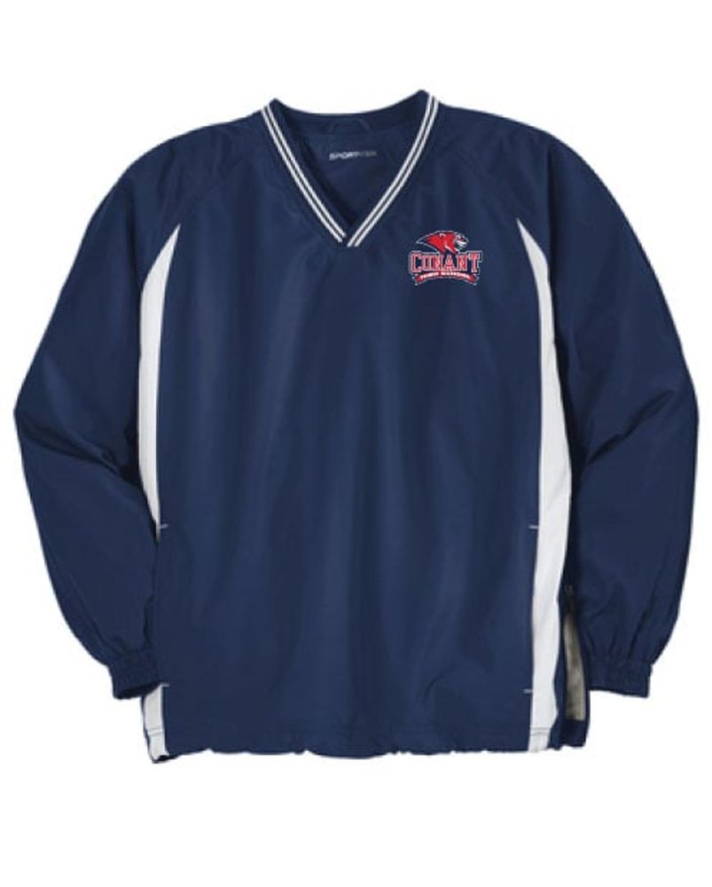 WSN1sb - Navy Official Conant Logo Long Sleeve Wind Shirt