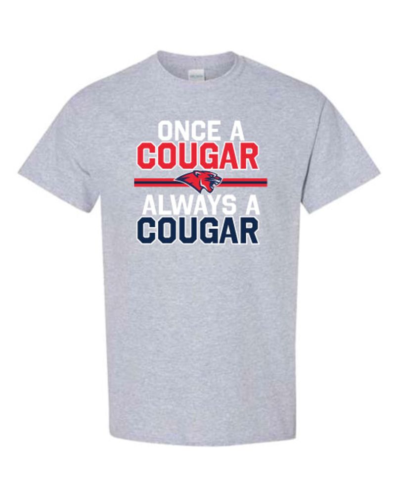 STSG18 - Gray Once a Cougar, Always a Cougar Short Sleeve Shirt