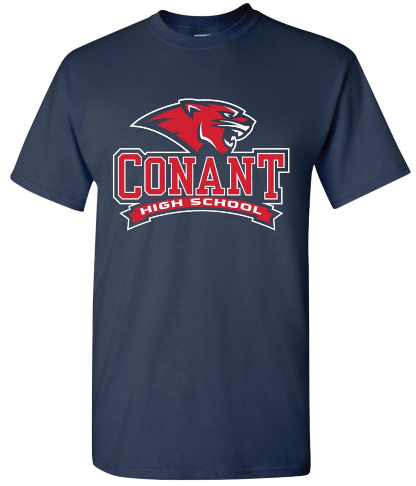 STSN1b - Navy Official Conant Logo Short Sleeve Shirt