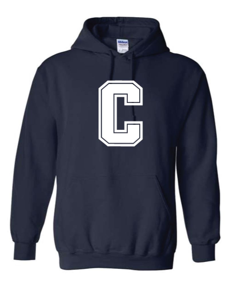 HSSN24 - Navy Conant 'C' Hooded Sweatshirt